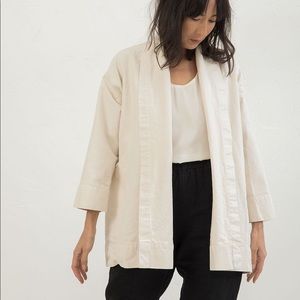 Elizabeth Suzann Clyde Jacket Natural Cotton Canvas